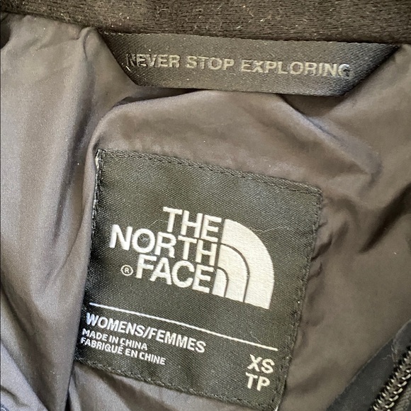 The North Face Waterproof Black Hooded Trench Jacket XS - Picture 3 of 7